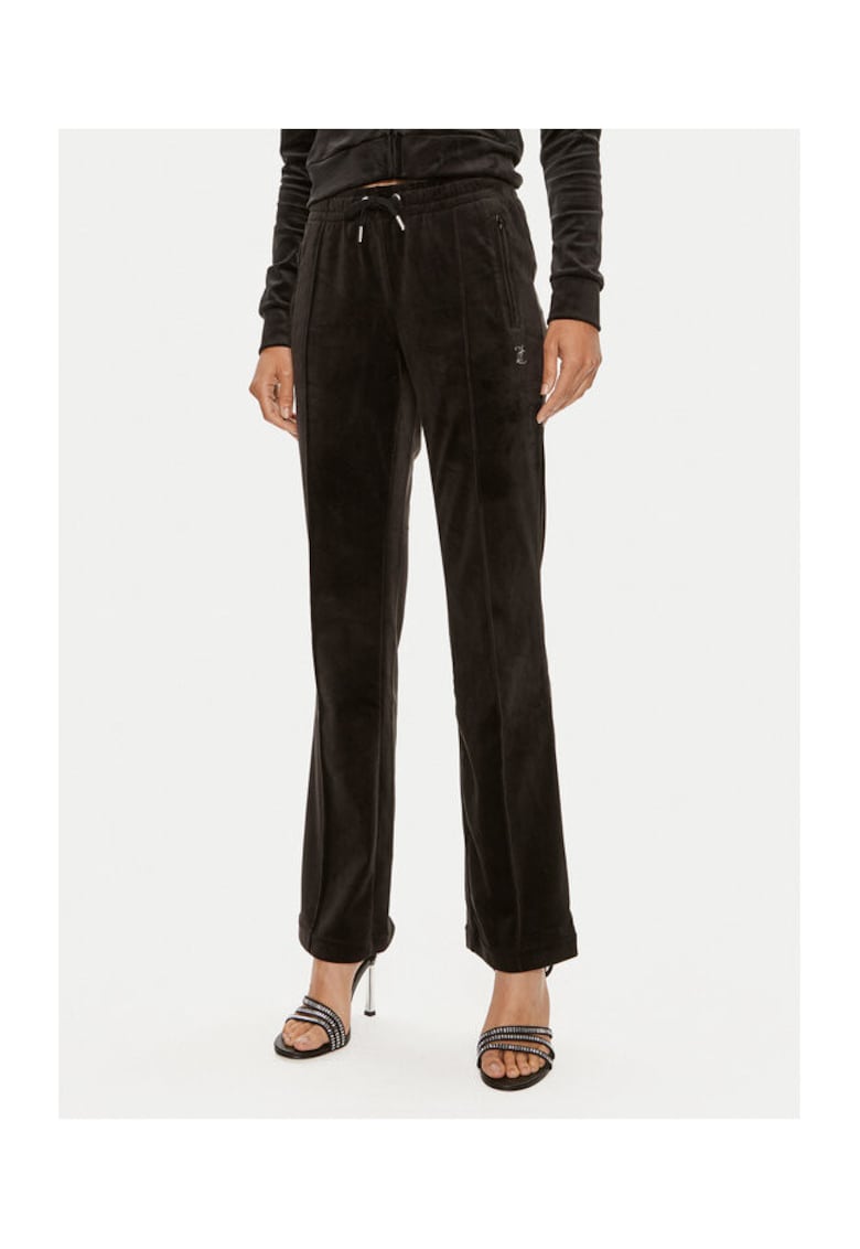 Pantaloni de trening dama  JCAPW045 - Poliester/Elastan - Negru - Negru