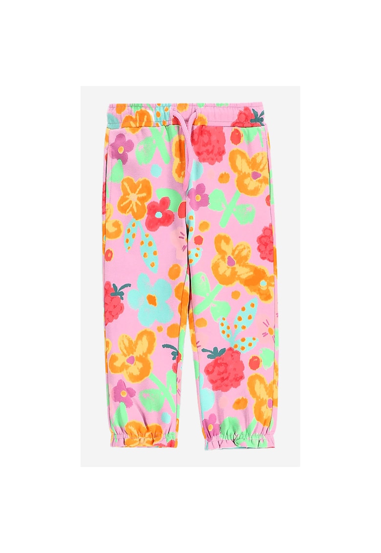 Pantaloni de trening fete  WC5120101MGN - Bumbac/Elastan - Multicolor - Multicolor