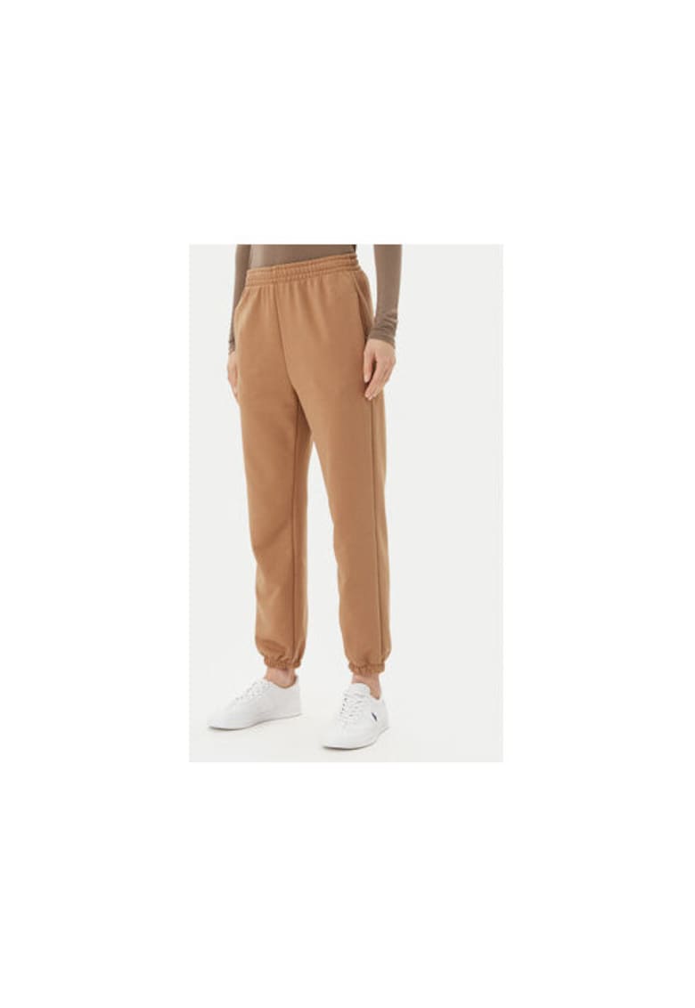 Pantaloni de trening dama  TD0573 - Bumbac/Poliester - Maro - Maro