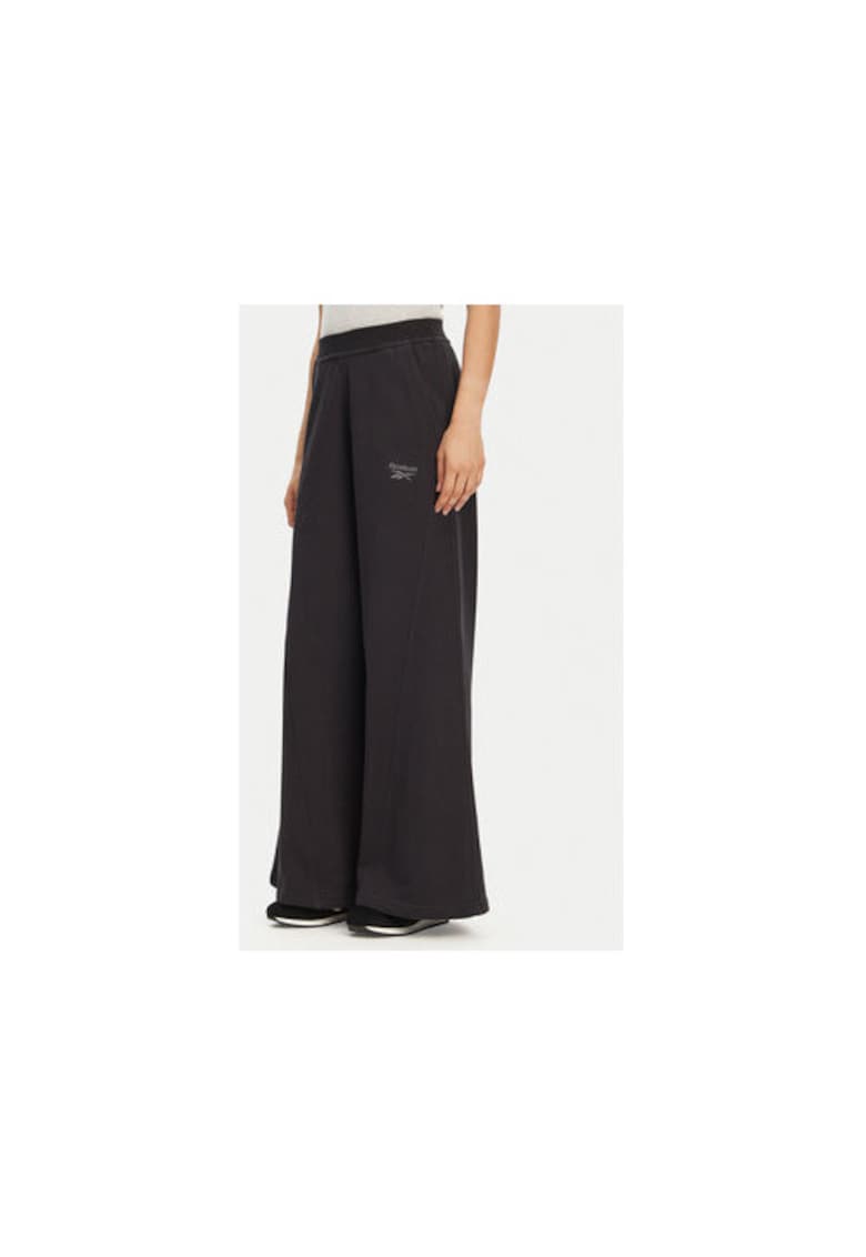 Pantaloni de trening dama  100214071 - Bumbac/Poliester - Negru - Negru