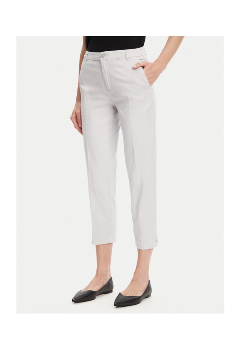 Pantaloni chino dama  4CDR558R5 - Bumbac - Gri - Gri