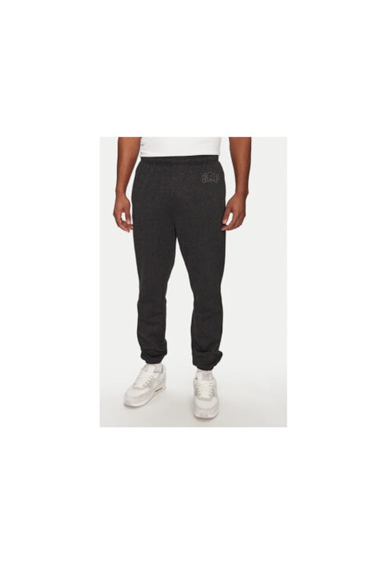 Pantaloni de trening barbati  500382-48 - Bumbac/Poliester - Gri - Gri