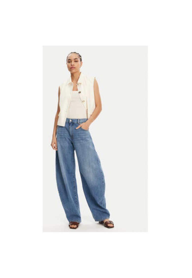 Pantaloni dama  DD5117 - Bumbac - Bleumarin - Bleumarin