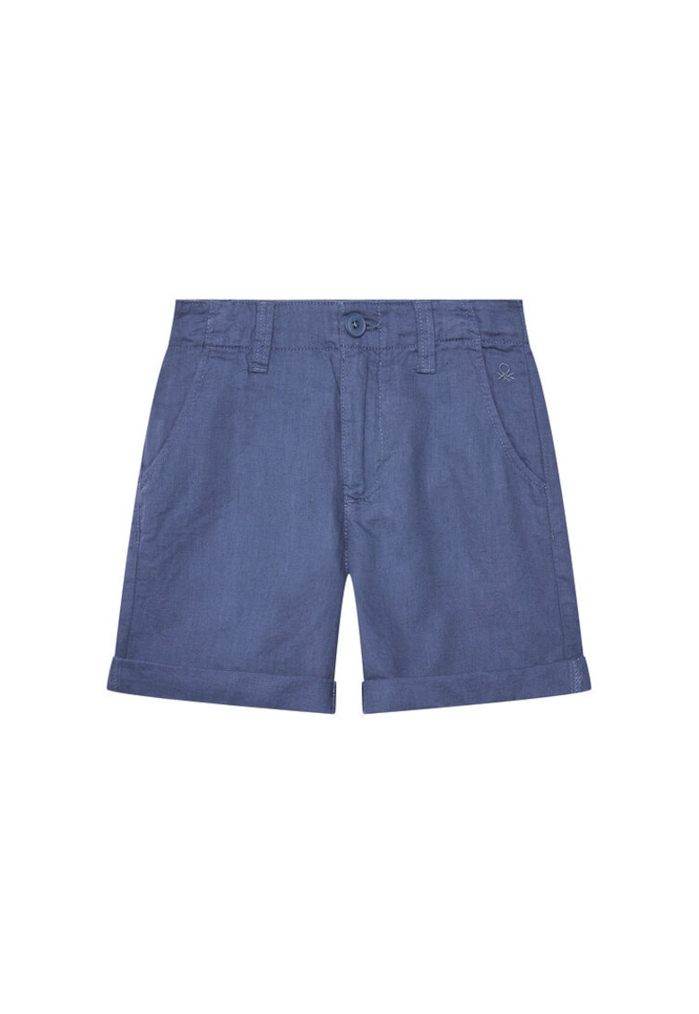 Pantaloni scurti baieti  43WBC901E - In/Bumbac - Albastru - Albastru
