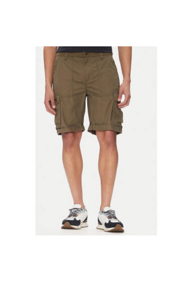 Pantaloni scurti barbati  251BE250CT3501 - Bumbac - Kaki - Kaki