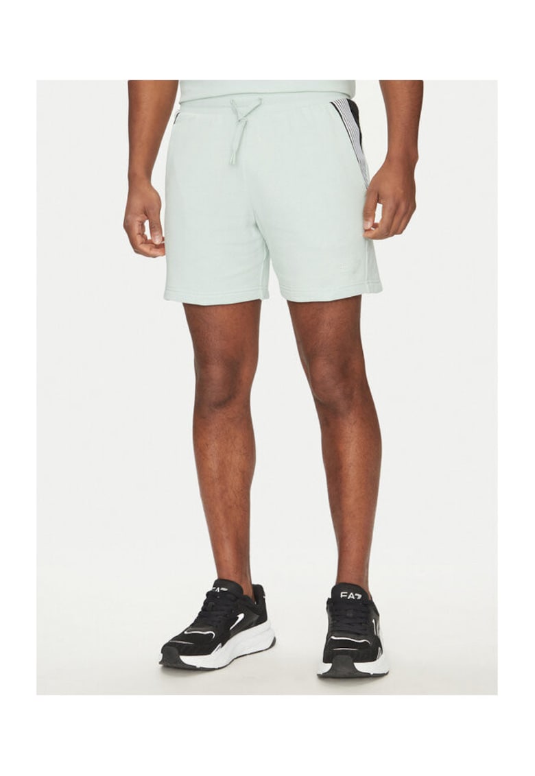 Pantaloni scurti barbati  Emporio Armani - 7M000269 AF12451 - Bumbac - Albastru - Albastru