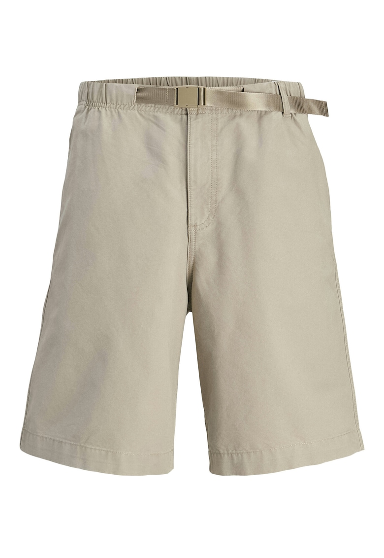 Pantaloni scurti barbati Jack Jones - 12273685 - Bumbac - Bej - Bej