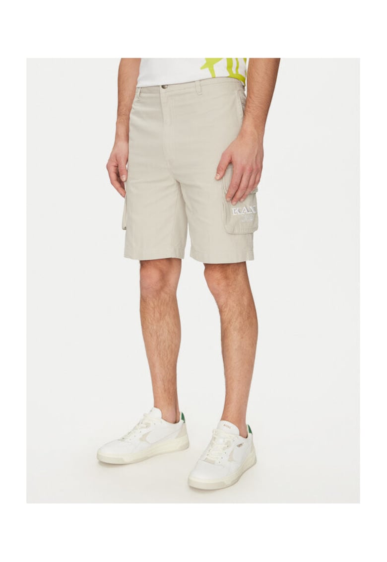 Pantaloni scurti barbati  60100045 - Bumbac - Alb - Alb