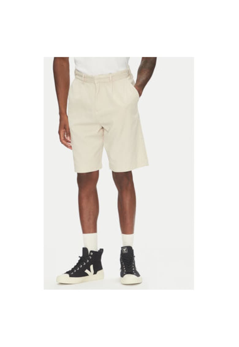 Pantaloni scurti barbati  30-505054 - Viscoza/Bumbac - Bej - Bej