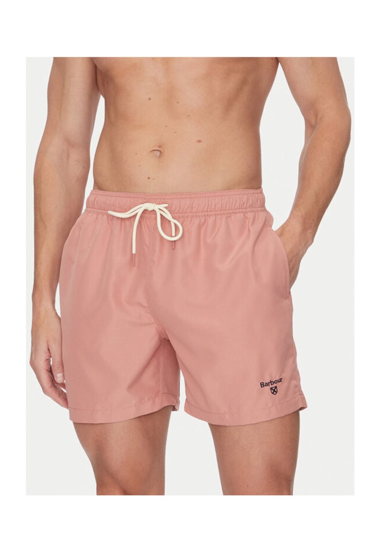 Pantaloni scurti de baie barbati  MSW0064PI55 - Poliester - Roz - Roz