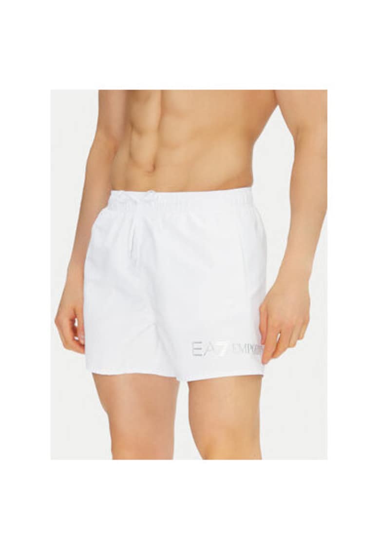 Pantaloni scurti de baie barbati  Emporio Armani - 7M000519 AF13049 - Poliester - Alb - Alb