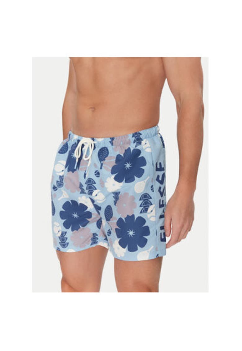 Pantaloni scurti de baie barbati  SHZ22072943 - Poliester - Albastru - Albastru