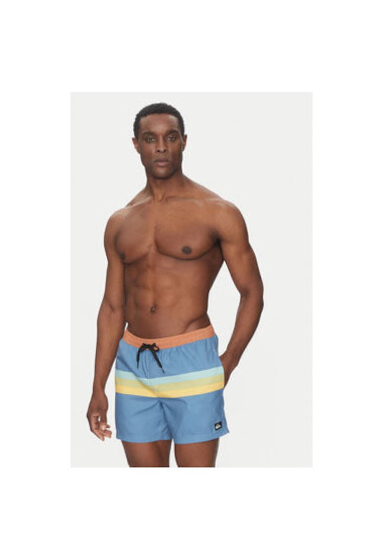 Pantaloni scurti de baie barbati  EQYJV04121-BLQ5 - Poliester - Multicolor - Multicolor