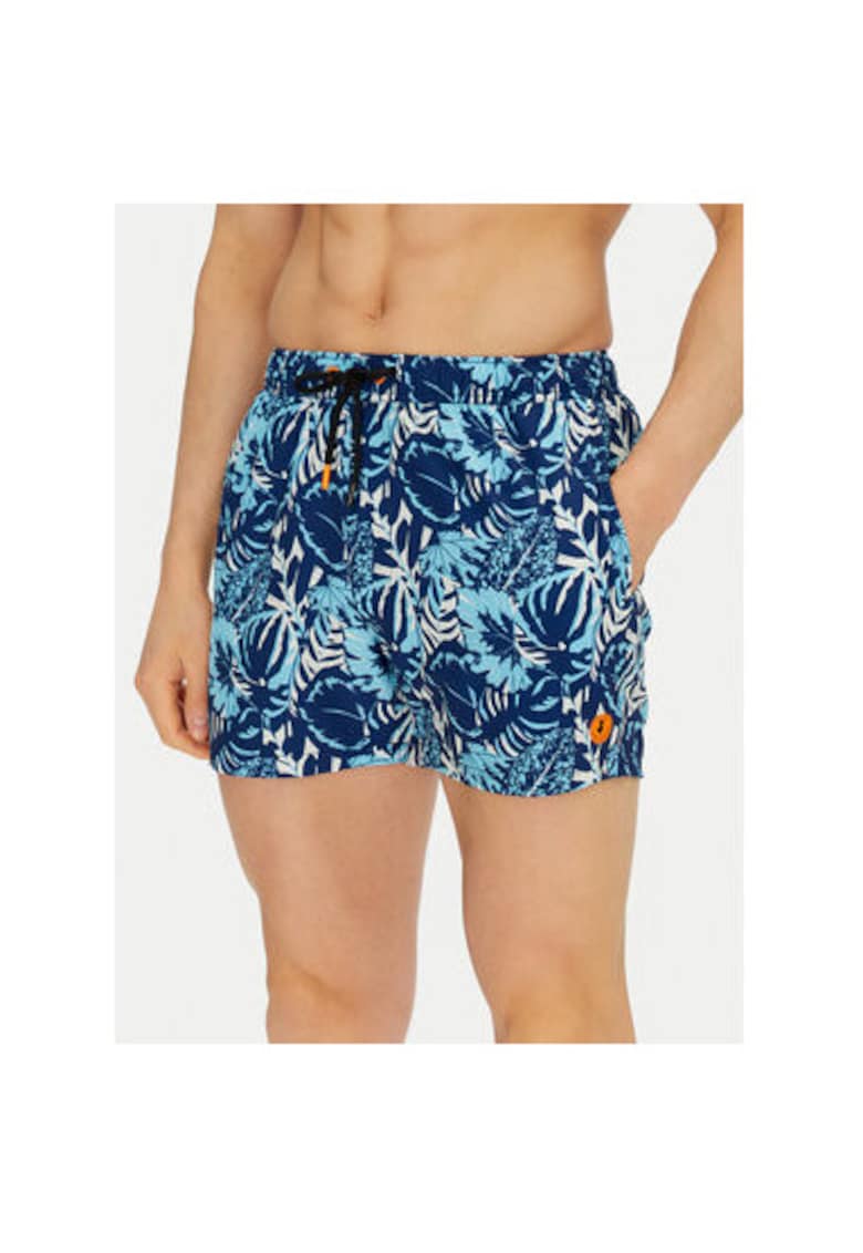 Pantaloni scurti de baie barbati  DW1222M-SIPO20 - Poliester - Albastru - Albastru