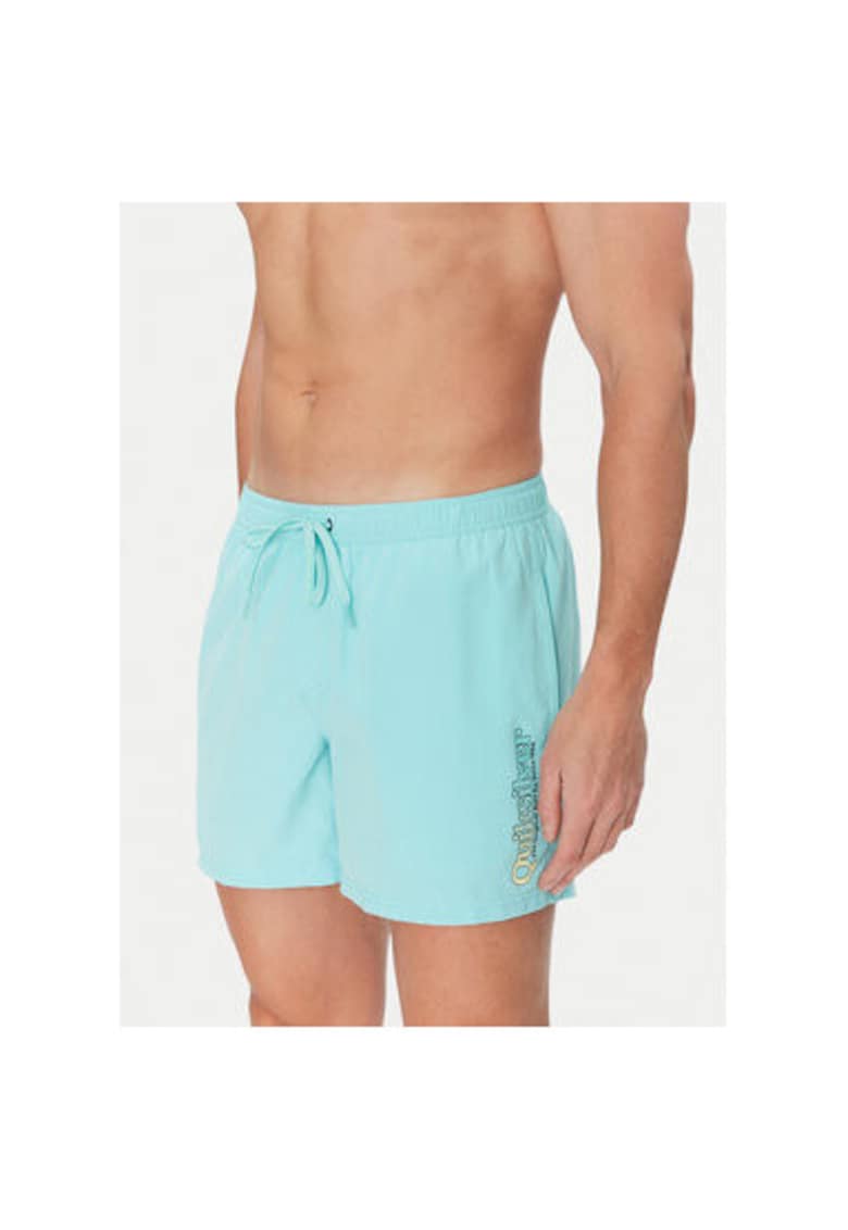 Pantaloni scurti de baie barbati  EQYJV04141 - Poliester - Turcoaz - Turcoaz