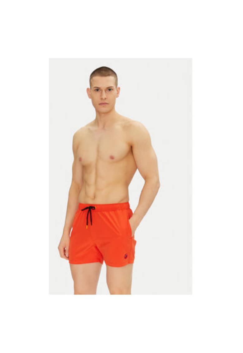 Pantaloni scurti de baie barbati  DW1222M-RIPO20 - Poliester - Rosu - Rosu