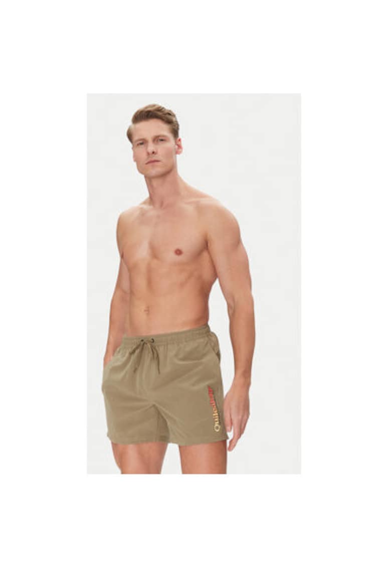 Pantaloni scurti de baie barbati  EQYJV04141 - Poliester - Kaki - Kaki