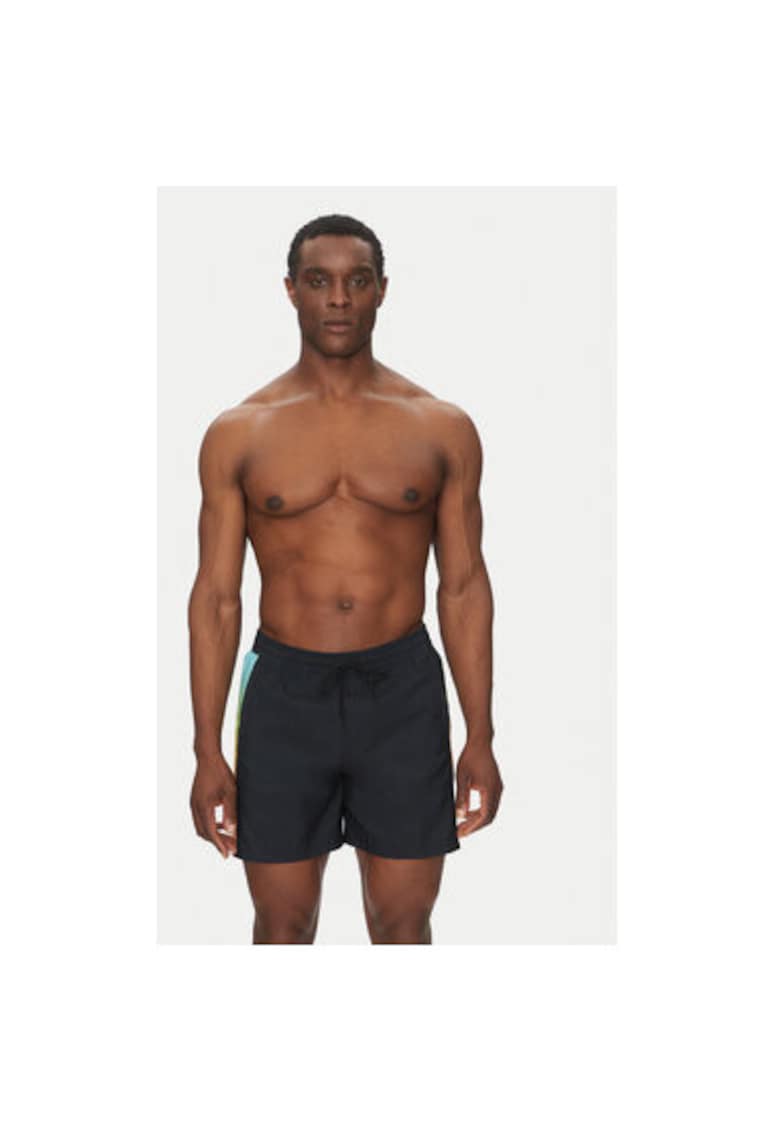 Pantaloni scurti de baie barbati  Poliester - Negru