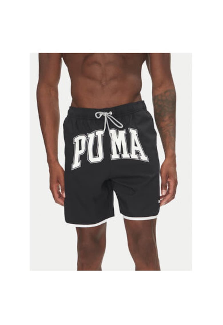 Pantaloni scurti de baie barbati  938845 - Poliester - Negru - Negru