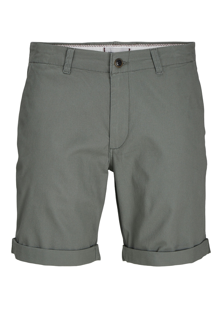 Oferte la Pantaloni scurti barbati Jack Jones - 12182549 - Bumbac - Verde - Verde