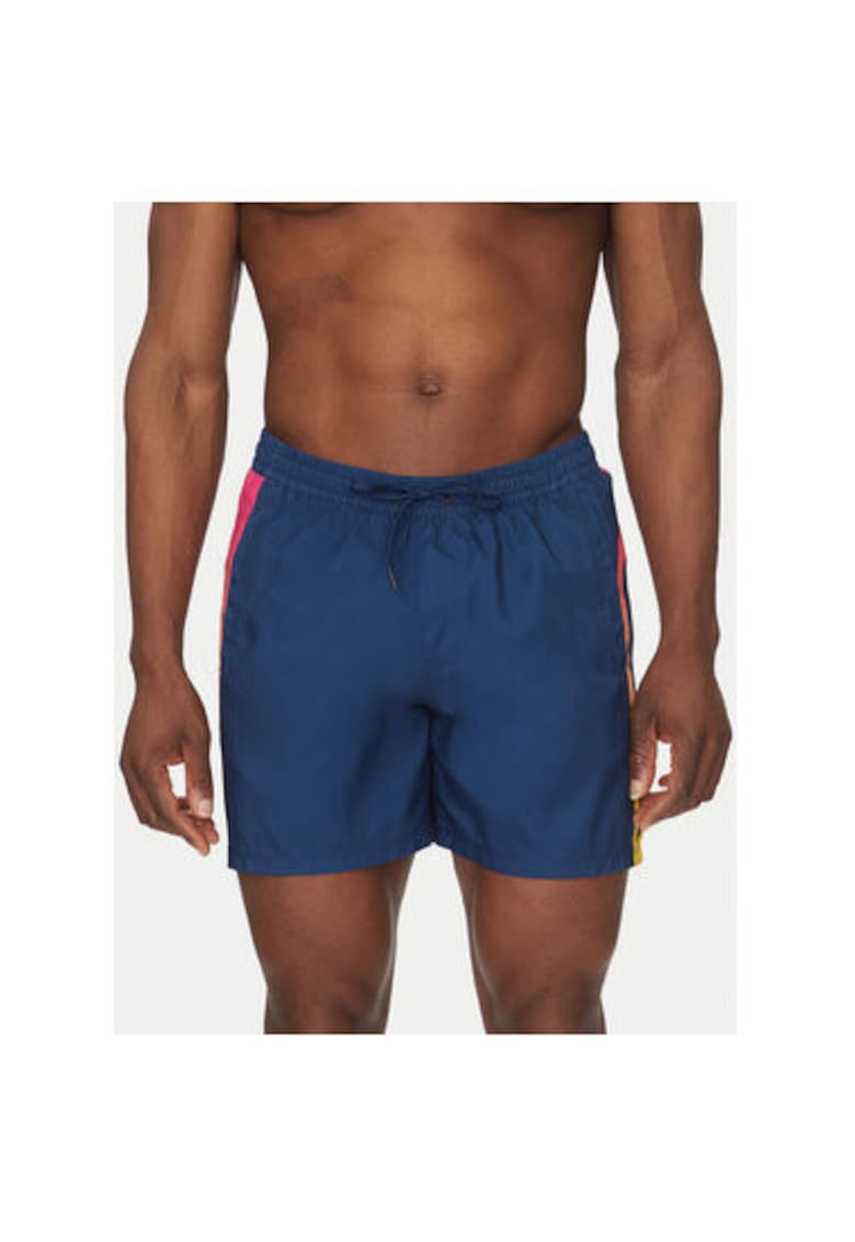 Pantaloni scurti de baie barbati  EQYJV04136-BSW6 - Poliester - Bleumarin - Bleumarin