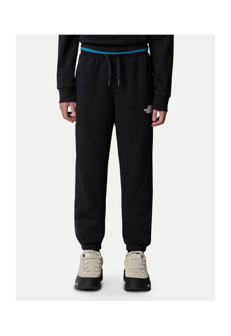 Pantaloni sport barbati -  TNF BLACK - bumbac/poliester - negru - Negru