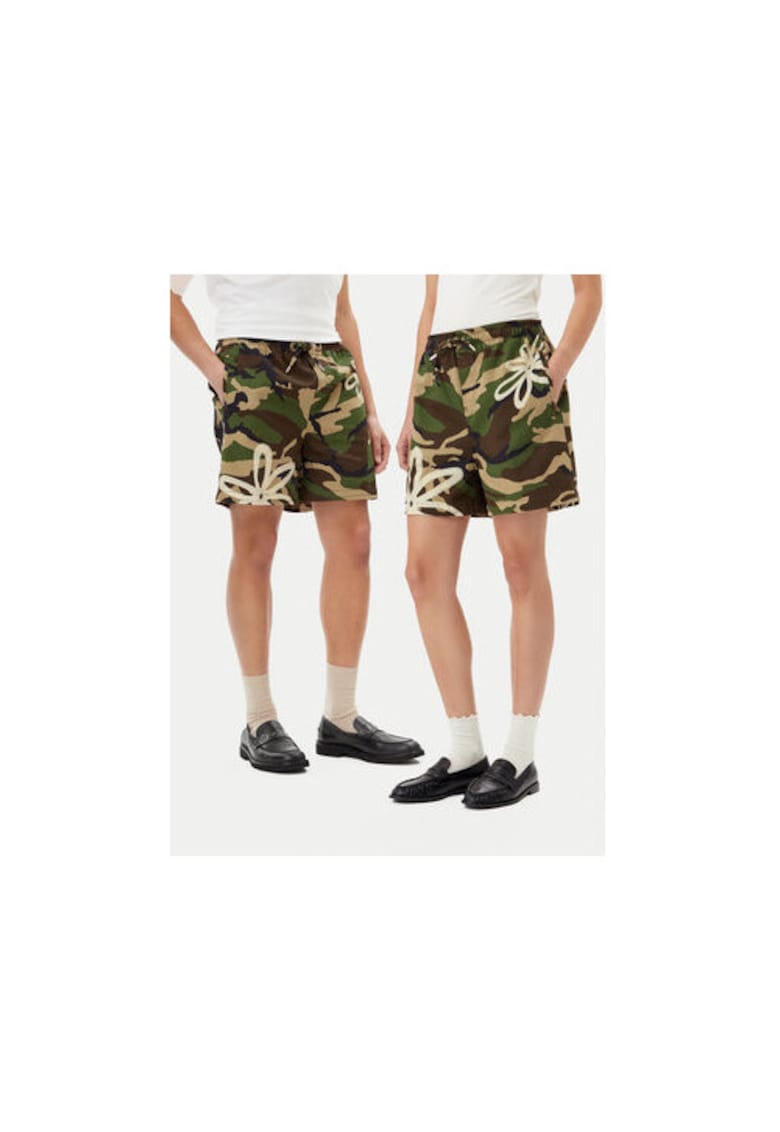 Pantaloni scurti sport unisex  88299069973 - Bumbac - Verde - Verde
