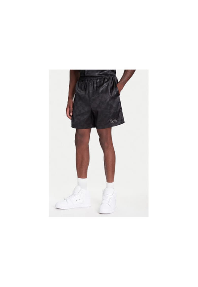 Pantaloni scurti sport barbati  PD00005302 - Poliester - Negru - Negru