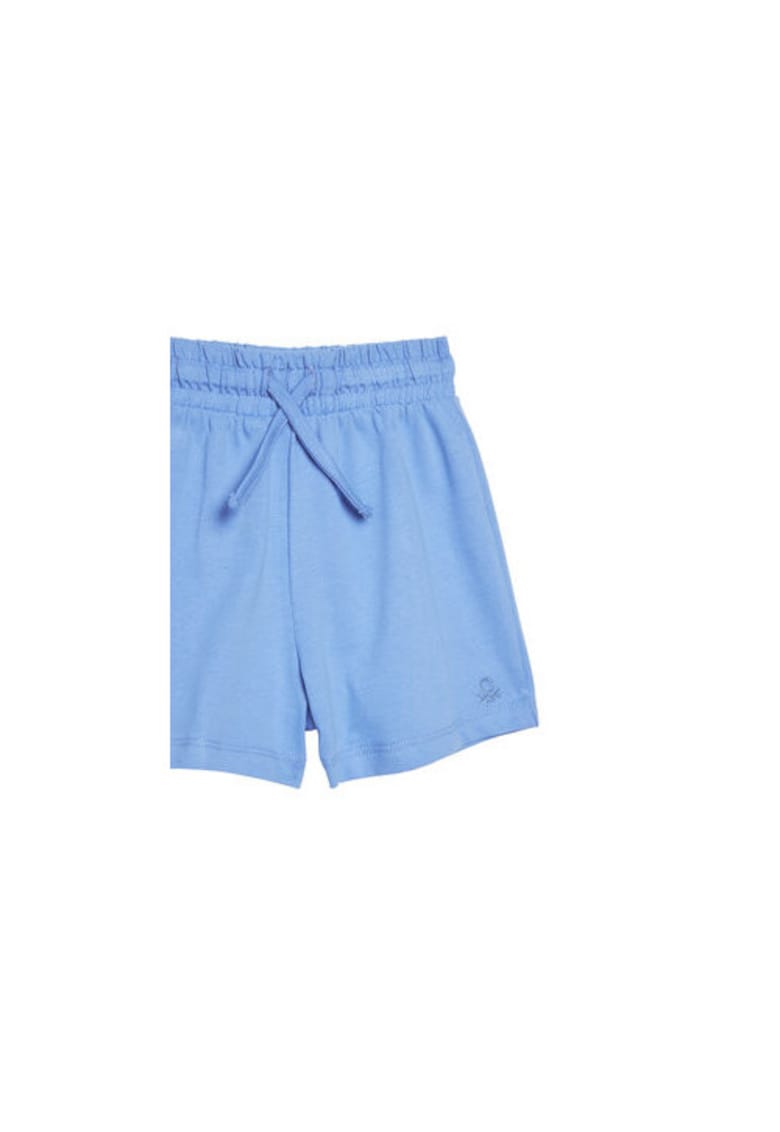 Pantaloni scurti sport fete  3BL0G901T - Bumbac - Albastru - Albastru