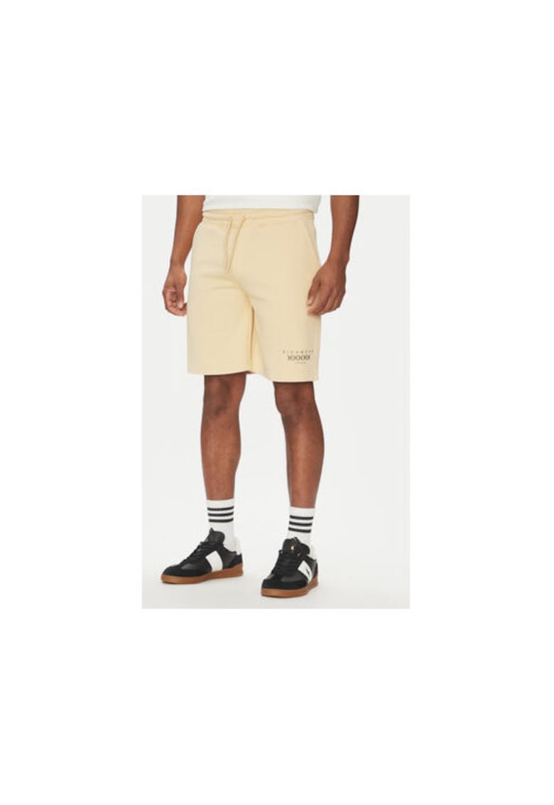 Pantaloni scurti sport barbati  UMP25007BE - Bumbac/Poliester - Bej - Bej