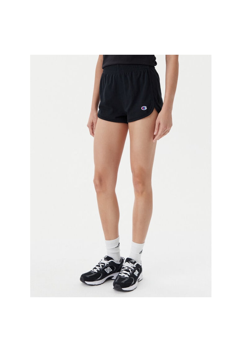 Pantaloni scurti sport dama  117873 - Bumbac - Negru - Negru