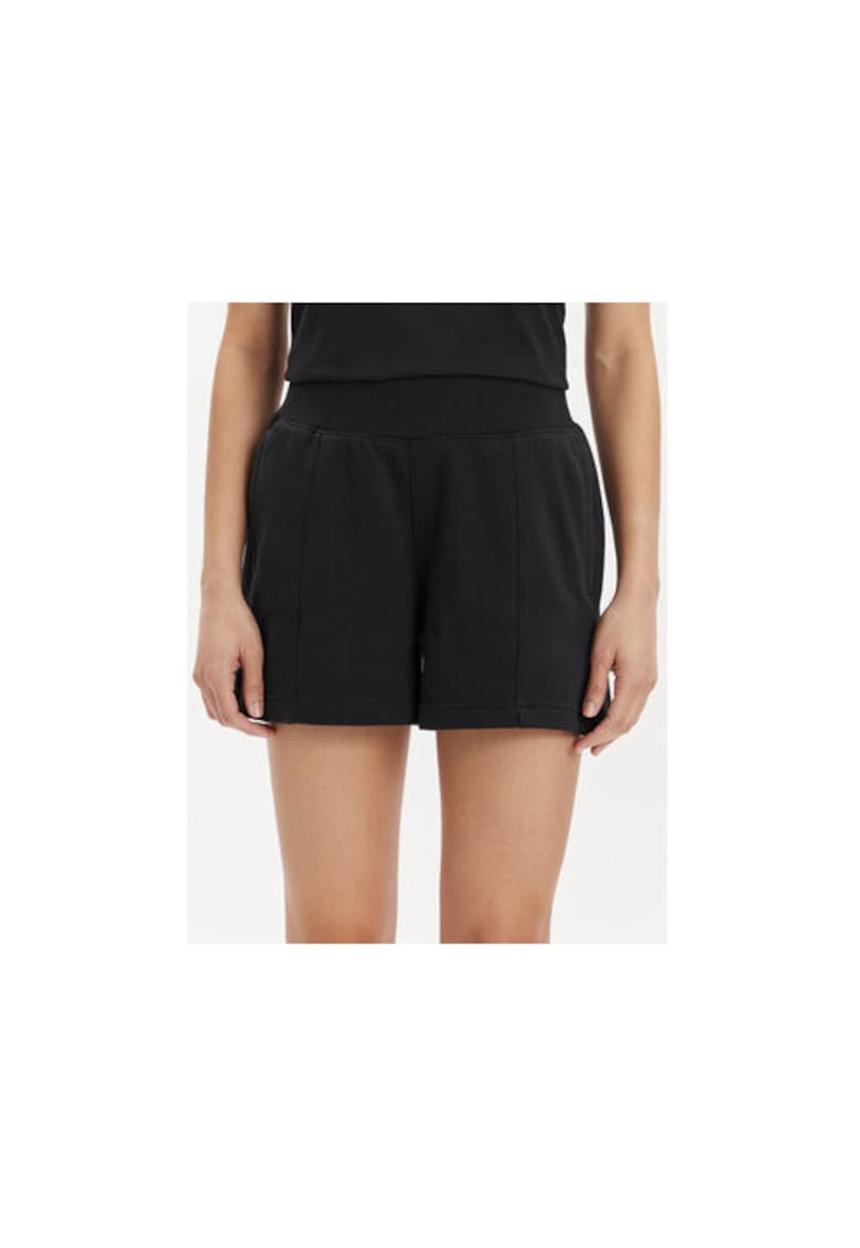 Pantaloni scurti sport dama  2073461 - Bumbac/Poliester - Negru - Negru