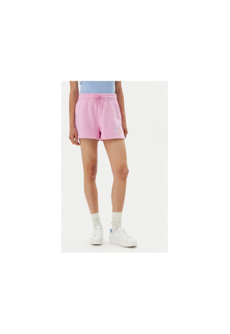 Pantaloni scurti sport dama  769323-09 - Bumbac /Poliester reciclat - Roz - Roz