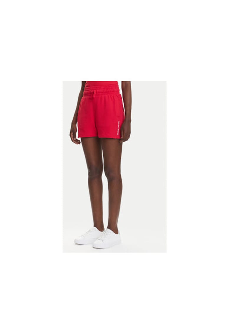 Pantaloni scurti sport dama  RL800008 - Bumbac/Poliester - Rosu - Rosu
