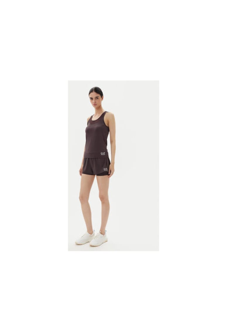 Pantaloni scurti sport dama  Emporio Armani - 7W000240 AF13662 - Poliester - Maro - Maro