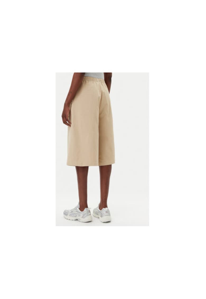 Pantaloni scurti sport dama  630098 - Bumbac/Bumbac - Bej - Bej