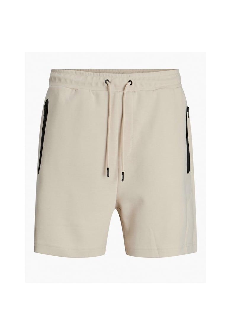 Pantaloni scurti sport barbati Jack Jones - 12273304 - Poliester/Bumbac - Bej - Bej