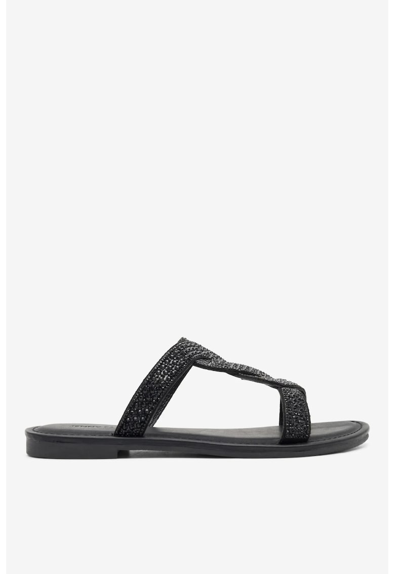 Papuci dama  5904862860572 - Sintetic - Negru - Negru