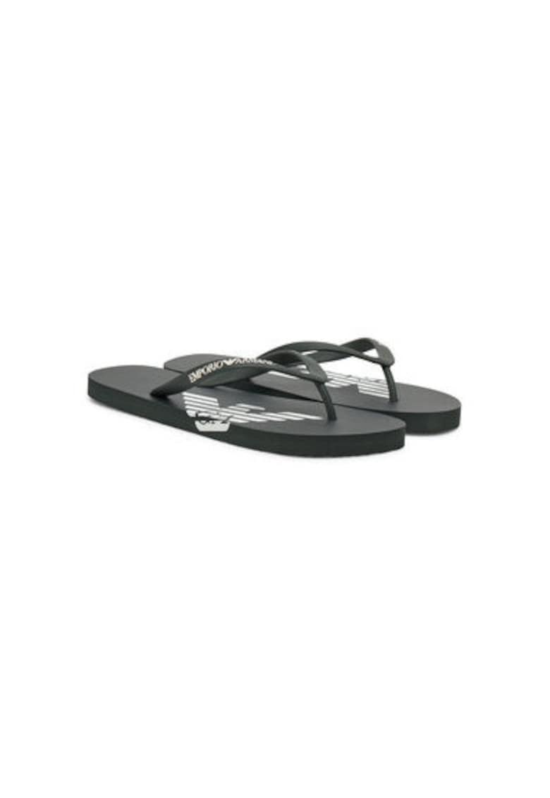 Papuci flip-flop barbati  XVQS08 XN746 - Sintetic - Verde - Verde