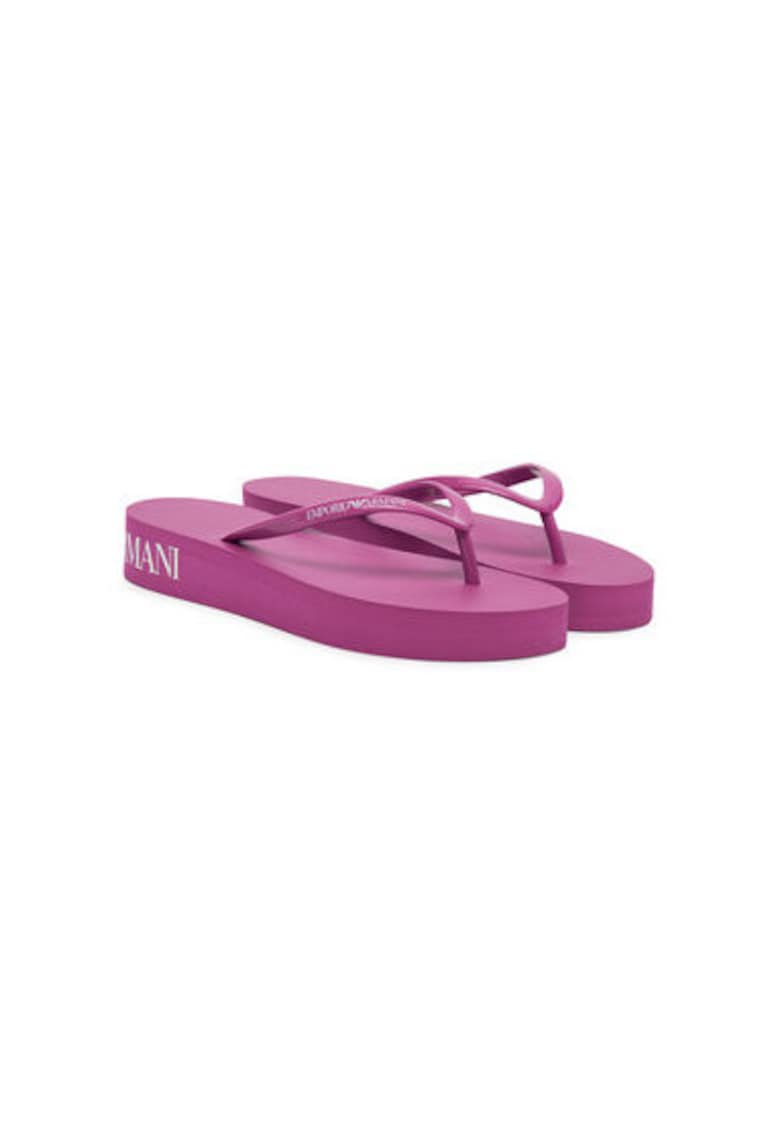 Papuci flip-flop dama  XVQS09 XN118 - Sintetic - Roz - Roz
