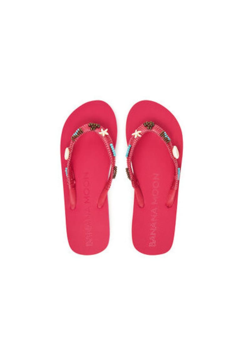 Papuci flip-flop dama  LUCEROS TAHUATA - Textil - Roz - Roz