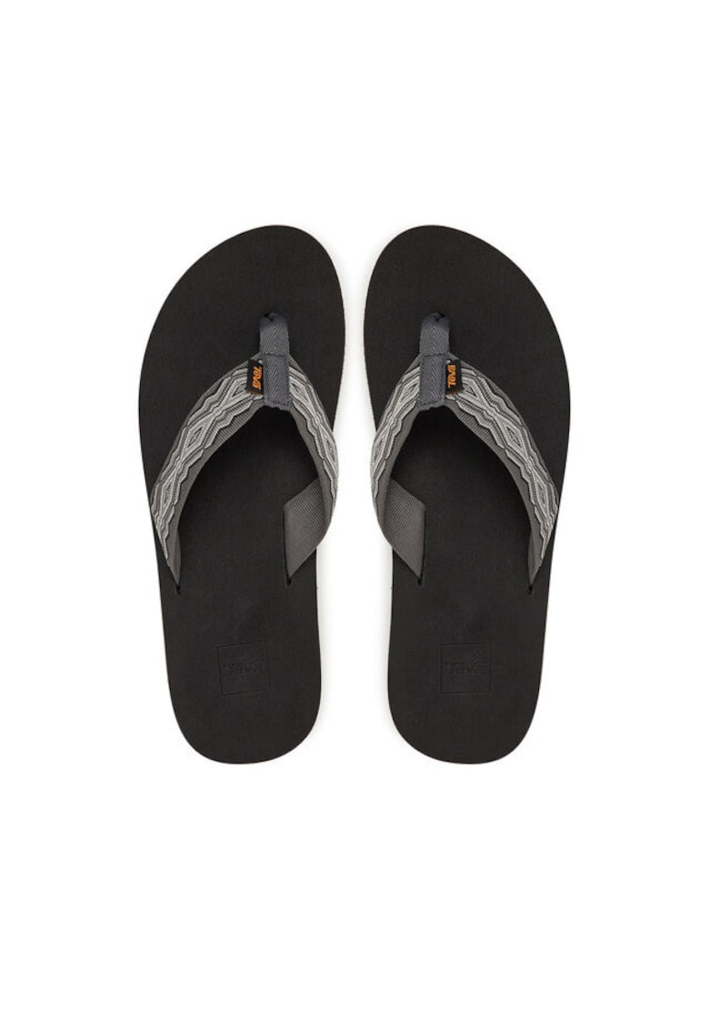 Papuci flip-flop barbati  4168 - Textil - Gri - Gri