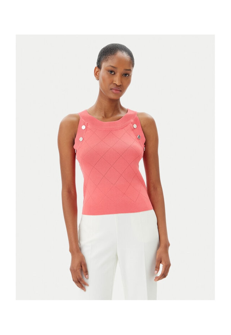 Pulover dama  ACMA001879 - Viscoza/Nylon - Corai - Coral