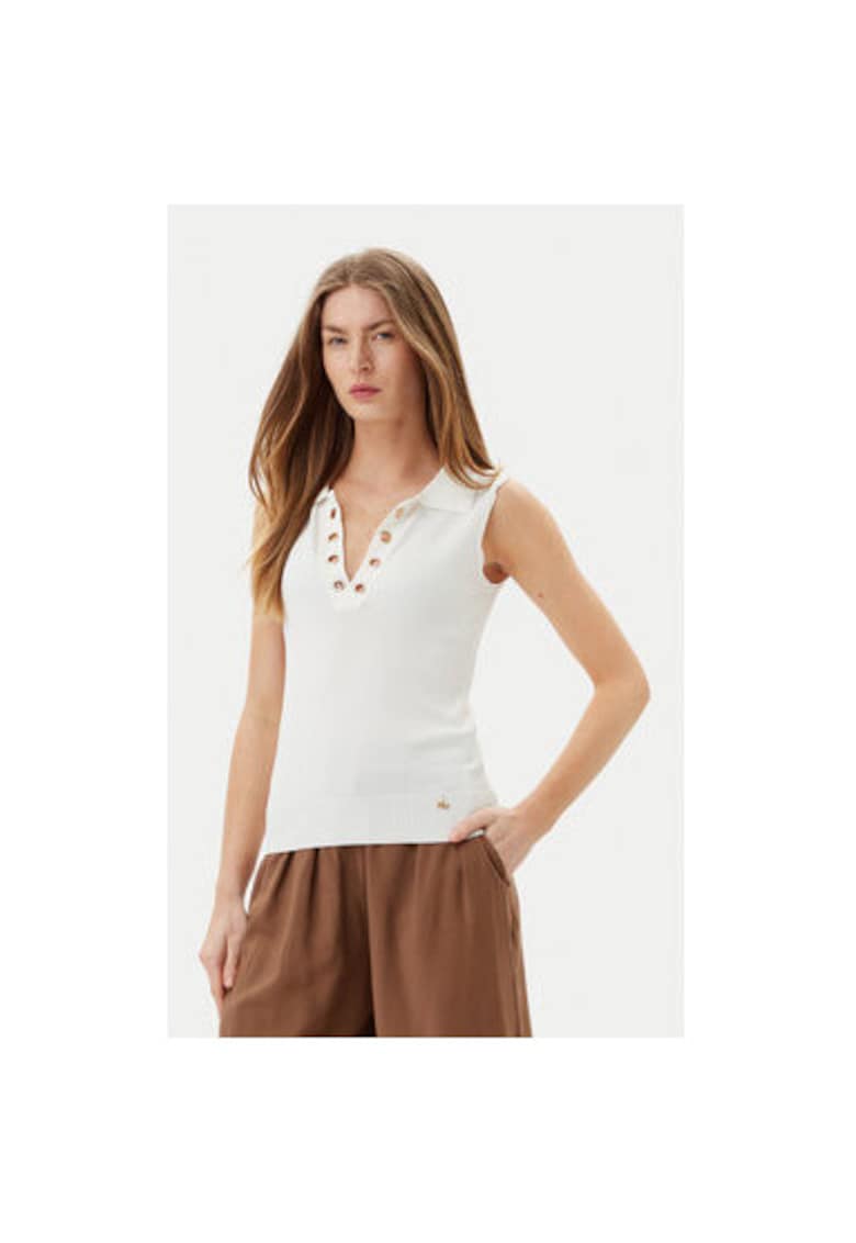 Pulover dama  ACMA001885 - Viscoza/Nylon - Ecru - Ecru