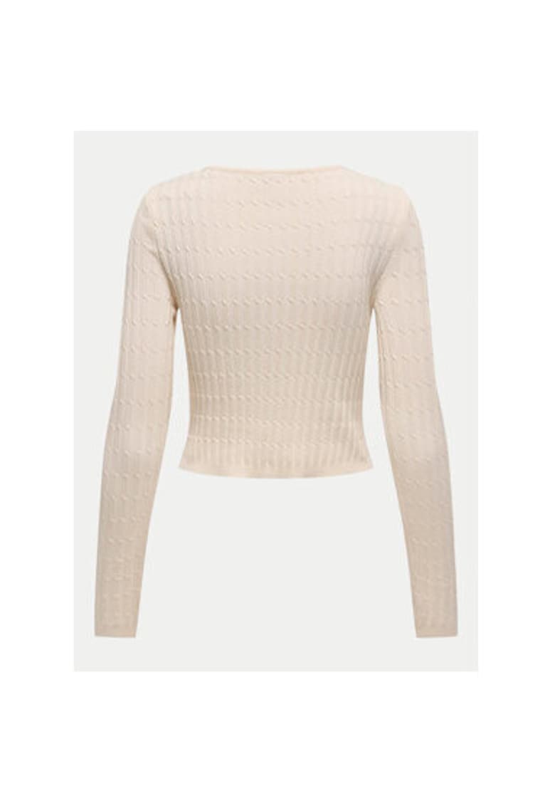 Pulover dama -  304784859 - Viscoza/Poliamida - Bej - Bej