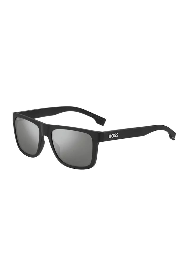 Ochelari de soare dreptunghiulari - Negru stins
