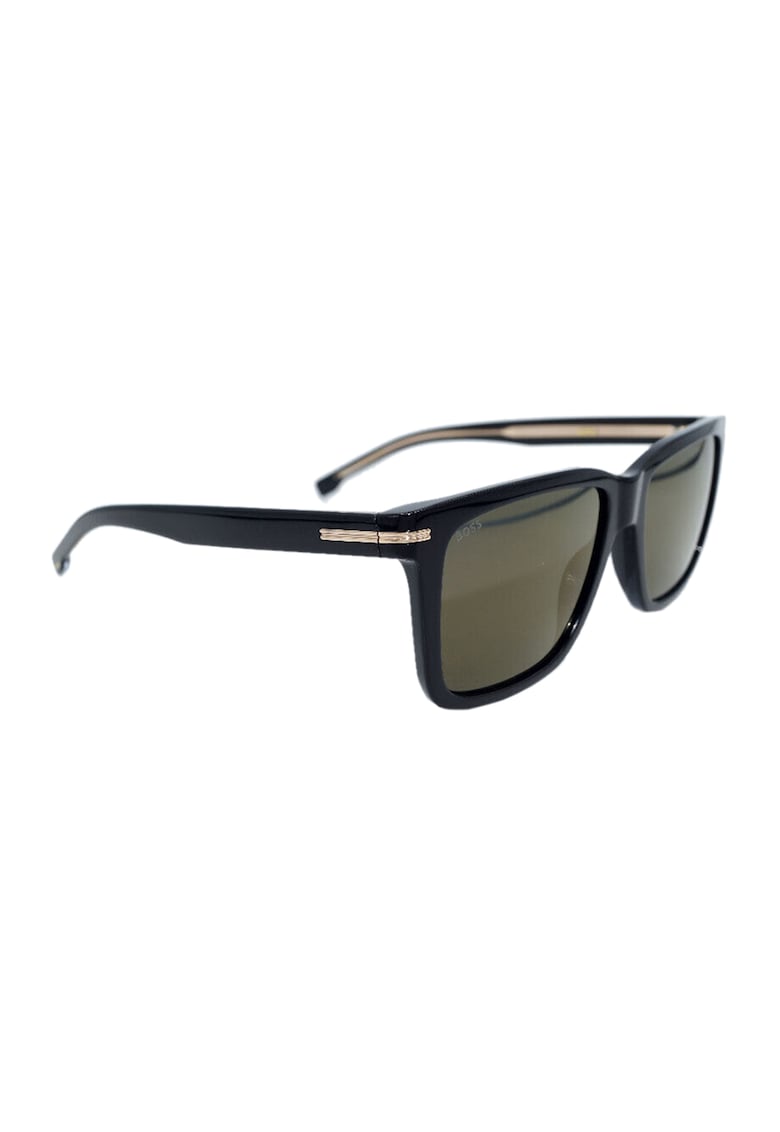 Ochelari de soare cu lentile uni - Auriu/Negru