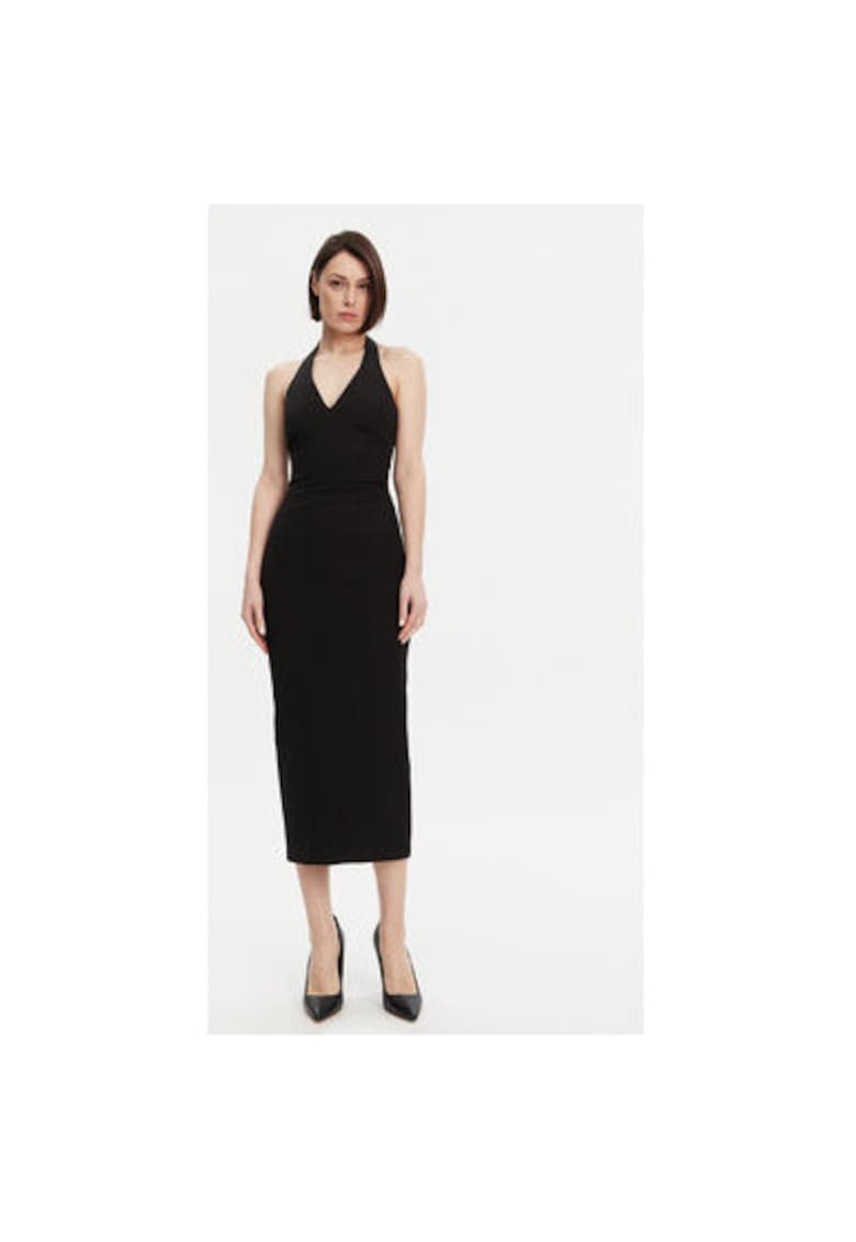Rochie dama  53-3403 - Poliester reciclat - Negru - Negru