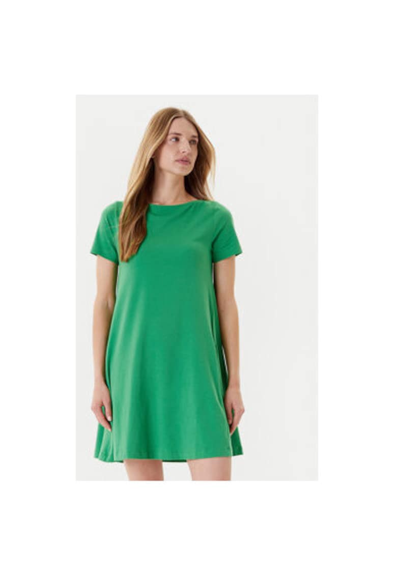 Rochie dama  3Z1RDV01E - Bumbac - Verde - Verde