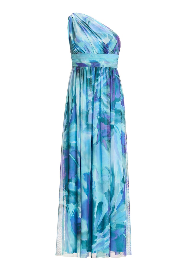 Rochie dama  5AI18900 - Poliester/Elastan - Albastru - Albastru